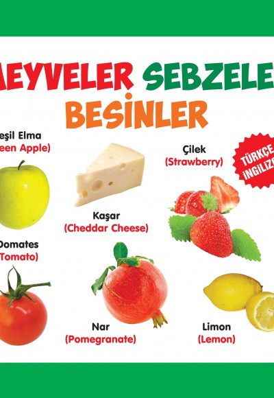 Meyveler - Sebzeler - Besinler  Türkçe-İngilizce