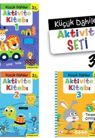 Küçük Dahiler Aktivite Seti 3+ Yaş - 3 Kitap Takım