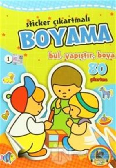 Sticker Çıkartmalı Boyama (6 Kitap Takım)