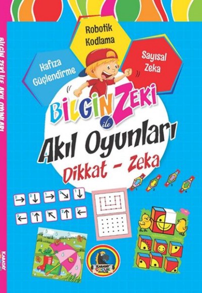 Bilgin Zeki ile Akıl Oyunları Dikkat Zeka - Mavi Seri