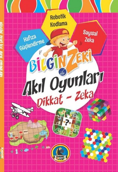 Bilgin Zeki ile Akıl Oyunları Dikkat Zeka - Pembe Seri