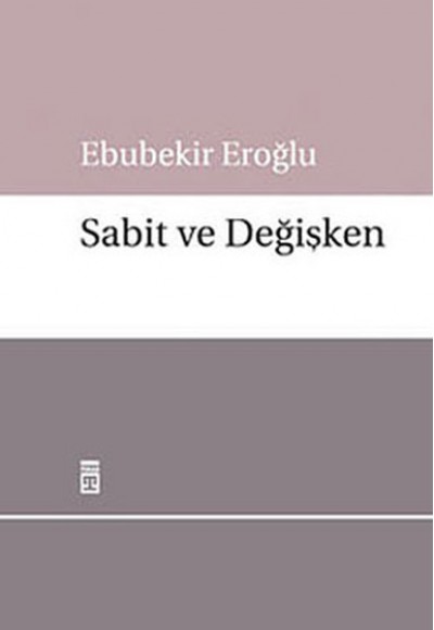 Sabit ve Değişken