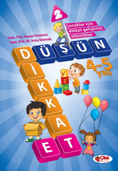 Düşün ve Dikkat Et 4-5 Yaş : 2. Kitap