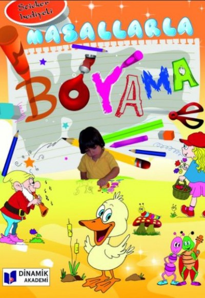 Masallarla Boyama (Sticker Hediyeli)