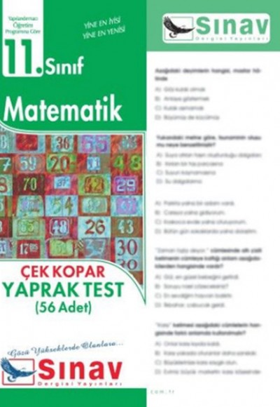 Sınav 11. Sınıf Matematik Çek Kopar Yaprak Test