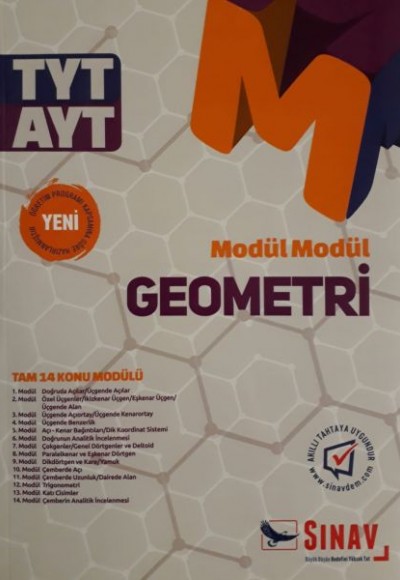 Sınav TYT AYT Modül Modül Geometri Konu Anlatımlı (Yeni)
