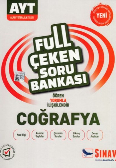 Sınav AYT Coğrafya Full Çeken Soru Bankası (Yeni)