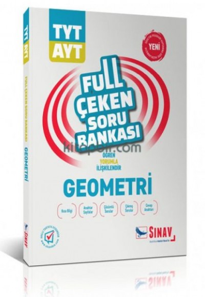 Sınav TYT AYT Geometri Full Çeken Soru Bankası (Yeni)