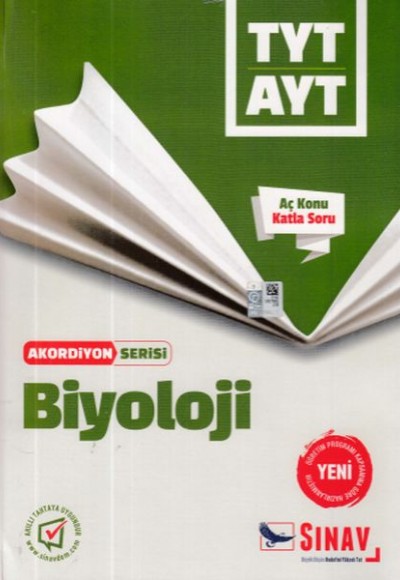 Sınav TYT AYT Biyoloji Akordiyon Serisi (Yeni)