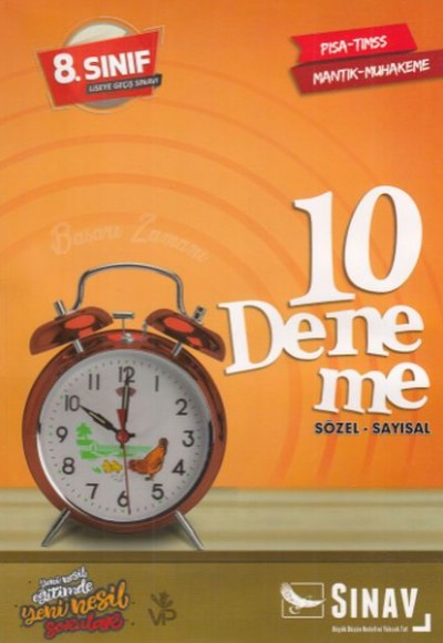 Sınav 8. Sınıf 10 Deneme Sözel-Sayısal (Yeni)