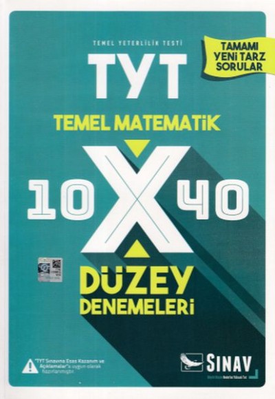 Sınav TYT Temal Matematik 10x40 Düzey Denemeleri (Yeni)