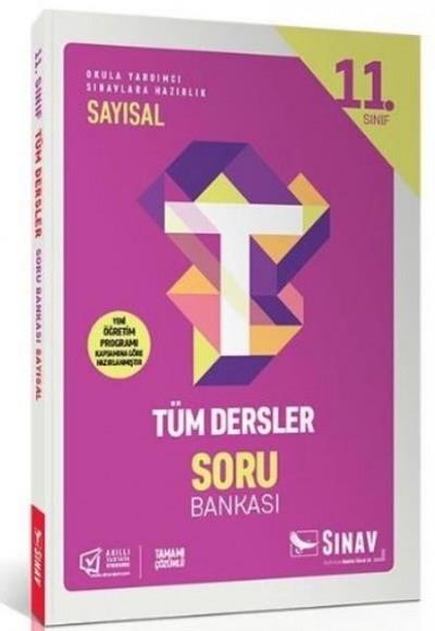 Sınav 11. Sınıf Tüm Dersler Sayısal Soru Bankası