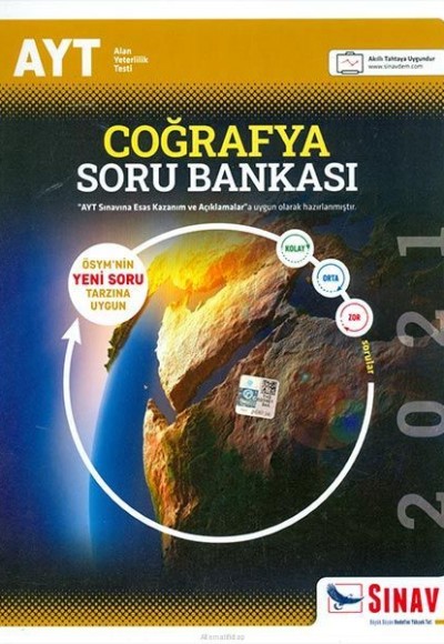 Sınav AYT Coğrafya Soru Bankası 2021 (Yeni)