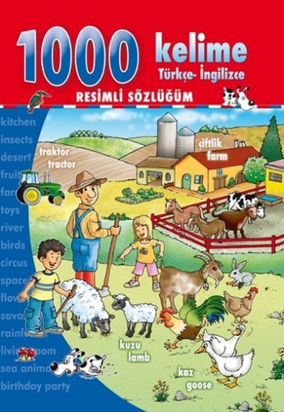 1000 Kelime Türkçe İngilizce Resimli Sözlüğüm