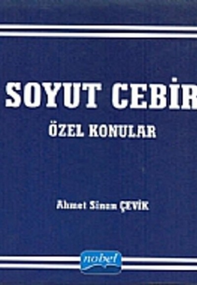 Soyut Cebir  Özel Konular