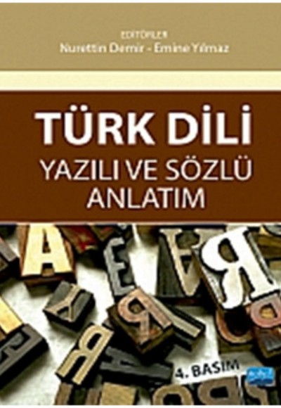 Türk Dili Yazılı Anlatım Sözlü Anlatım (Nurettin Demir-Emine Yılmaz)