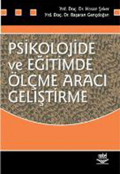 Psikolojide ve Eğitimde Ölçme Aracı Geliştirme