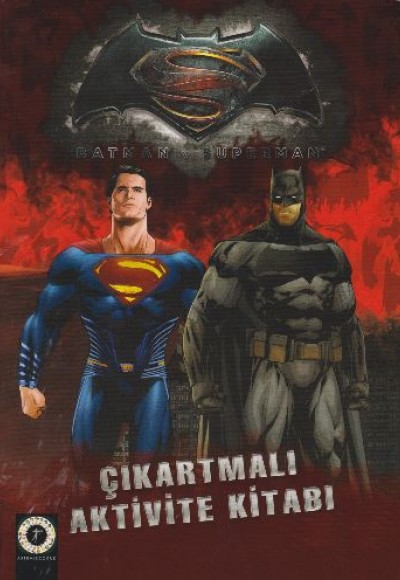 Batman ve Süperman Çıkartmalı Aktivite Kitabı