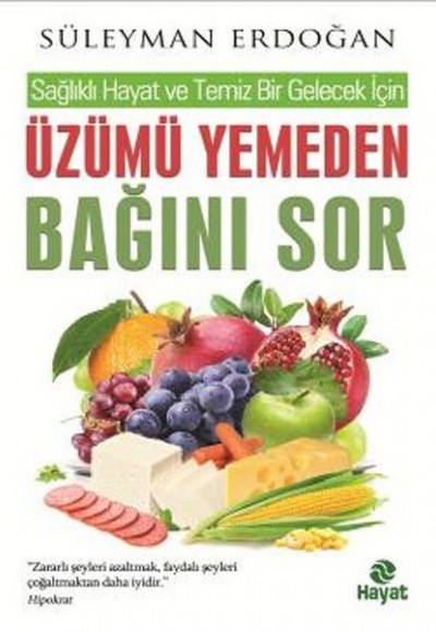 Sağlıklı Hayat ve Temiz Bir Gelecek İçin Üzümü Yemeden Bağını Sor