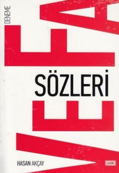 Vefa Sözleri