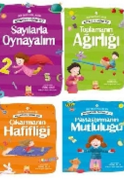 Okul Öncesi Çocuklar İçin Matematiksel Düşünme Seti (4 Kitap)