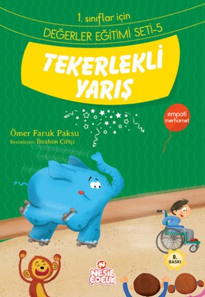 Tekerlekli Yarış / 1. Sınıflar İçin Değerler Eğitimi Seti 5