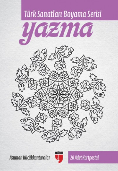 Yazma - Türk Sanatları Boyama Serisi 20 Adet Kartpostal
