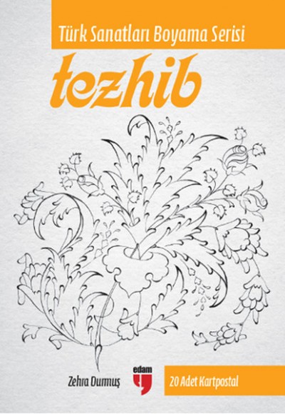 Tezhib - Türk Sanatları Boyama Serisi 20 Adet Kartpostal