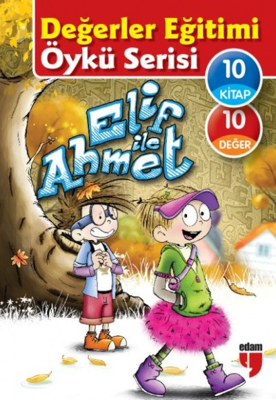 Değerler Eğitimi Öykü Serisi - Elif ile Ahmet (10 Kitaplık Set)