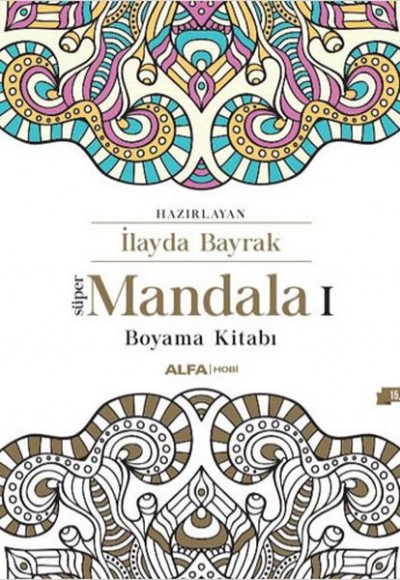 Süper Mandala Boyama Kitabı