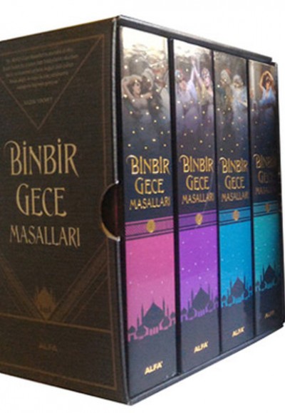 Binbir Gece Masalları Seti Kutulu - 4 Kitap Takım