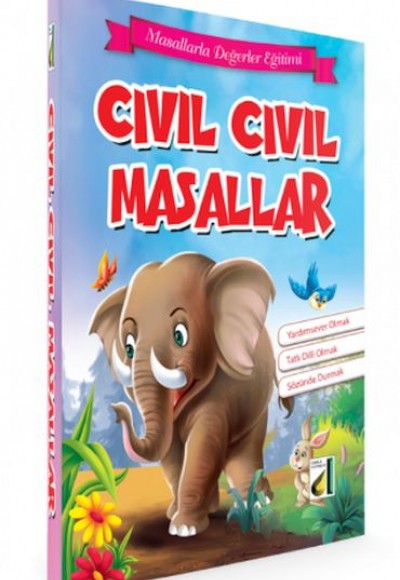 Masallarla Değerler Eğitimi - Cıvıl Cıvıl Masallar (Ciltli)