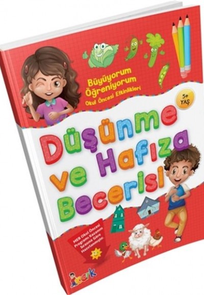 Büyüyorum Öğreniyorum Okul Öncesi Etkinlikleri Düşünme ve Hafıza Becerisi