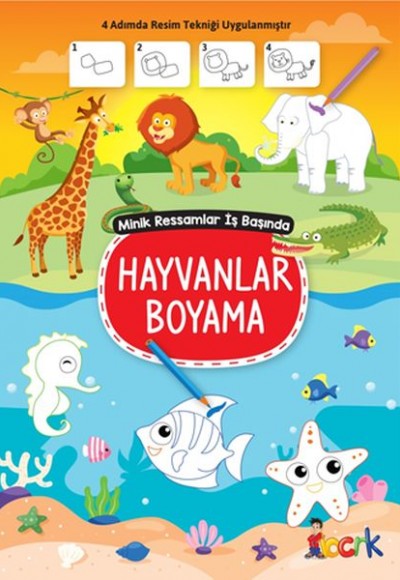 Hayvalar Boyama - Minik Ressamlar İş Başında