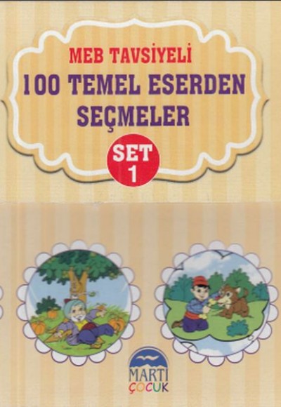 2.Sınıf MEB Tavsiyeli 100 Temel Eser Seçmeler Set 1-10 Kitap Takım