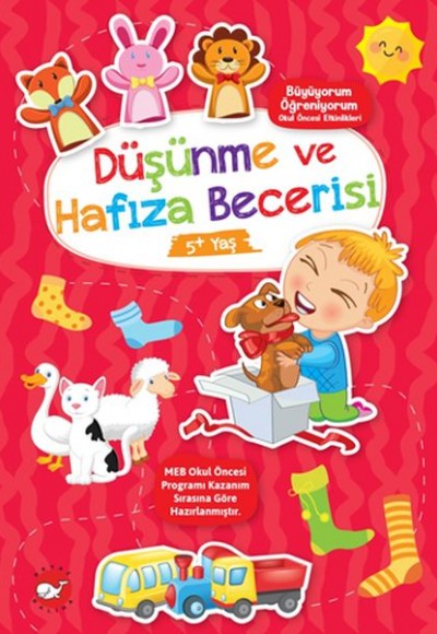 Büyüyorum Öğreniyorum Okul Öncesi Etkinlikleri - Düşünme ve Hafıza Becerisi 5+Yaş