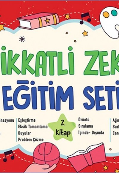 Dikkatli Zeka Eğitim Seti - 2. Kitap (5 Yaş)