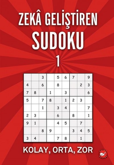 Zeka Geliştiren Sudoku 1 Kolay - Orta - Zor