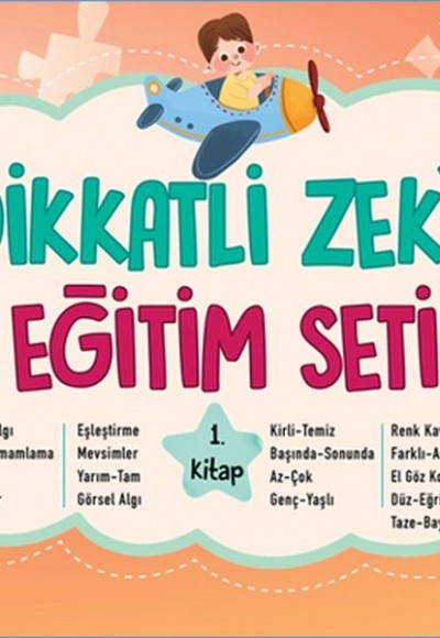 Dikkatli Zekâ Eğitim Seti 1. Kitap (4 Yaş)