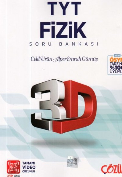 Çözüm 3D TYT Fizik Tamamı Video Çözümlü Soru Bankası