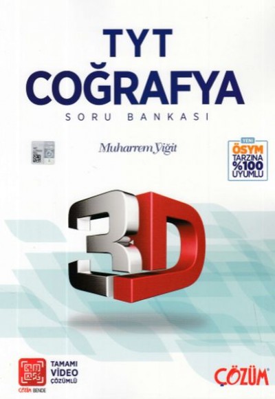 3D TYT Coğrafya Soru Bankası (Yeni)