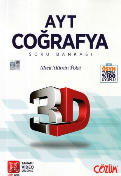 3D AYT Coğrafya Soru Bankası (Yeni)