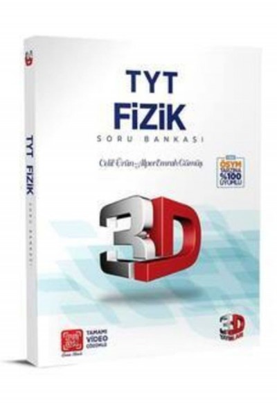 3D TYT Fizik Tamamı Video Çözümlü Soru Bankası (Yeni)