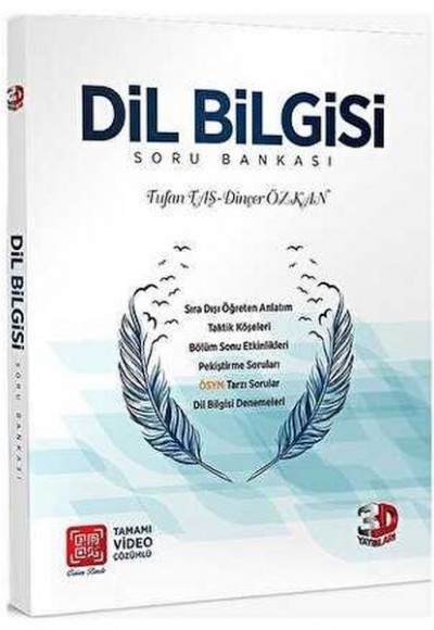 3D Yayınları Dil Bilgisi Tamamı Video Çözümlü Soru Bankası