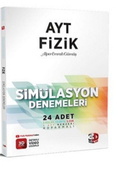 3D Yayınları AYT Fizik Simülasyon Denemeleri