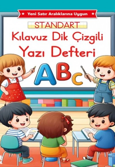 Renkli Standart Kare Çizgili Yazı Defteri A4 Ebat