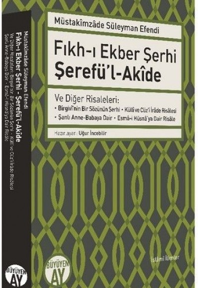 Fıkh-ı Ekber Şerhi Şerefü-ı Akide