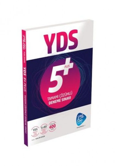 Me Too Publishing YDS 5 Plus Tamamı Çözümlü Deneme Sınavı