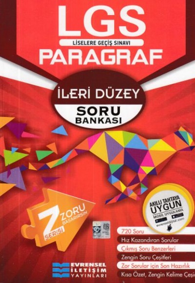 Evrensel 8. Sınıf LGS İleri Düzey Z Serisi Paragraf Soru Bankası (Yeni)