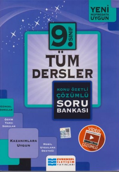 Evrensel 9. Sınıf Tüm Dersler Konu Özetli Soru Bankası (Yeni)